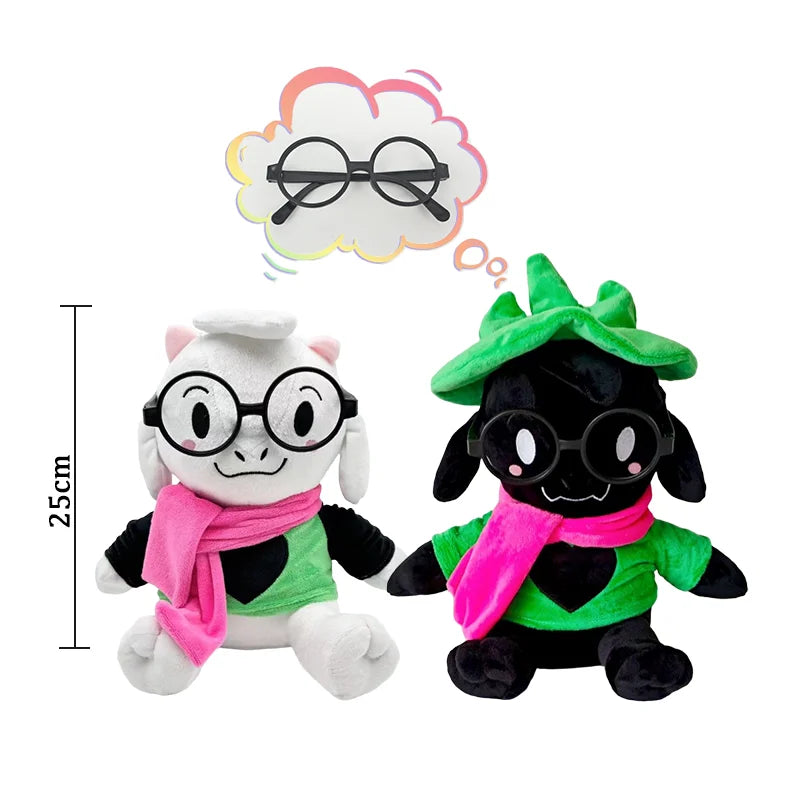 TreasuringU 2025 New Deltarune Plush Toys Kawaii Ralsei Plush Stuffed Toys Tenna Doll Changeable Plushie Clothes Birthday Gifts