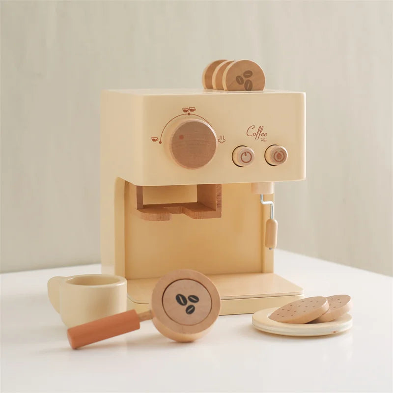 Wooden Educational Toys Baby Wooden Stacked Toy Baby Characters Pretend To Play Toy Baby Room Decoration Kid Building Block Game