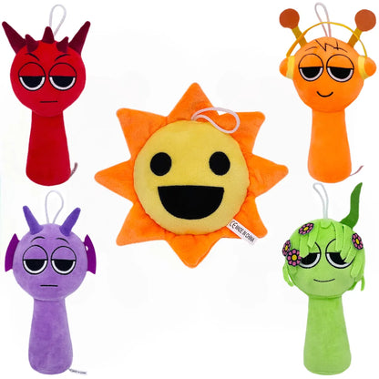New Sprunki Plush Game Deamond Dr. Harrison Qurst Wenda Gray Soft Doll Peripherals Cute Birthday Gift Toys Game Kids