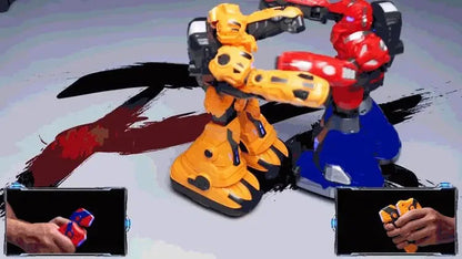 Interactive Motion Sensing Remote Control Robot Toy for Boys - Parent-Child Boxing & Fighting Simulation Remote Control Toy Game