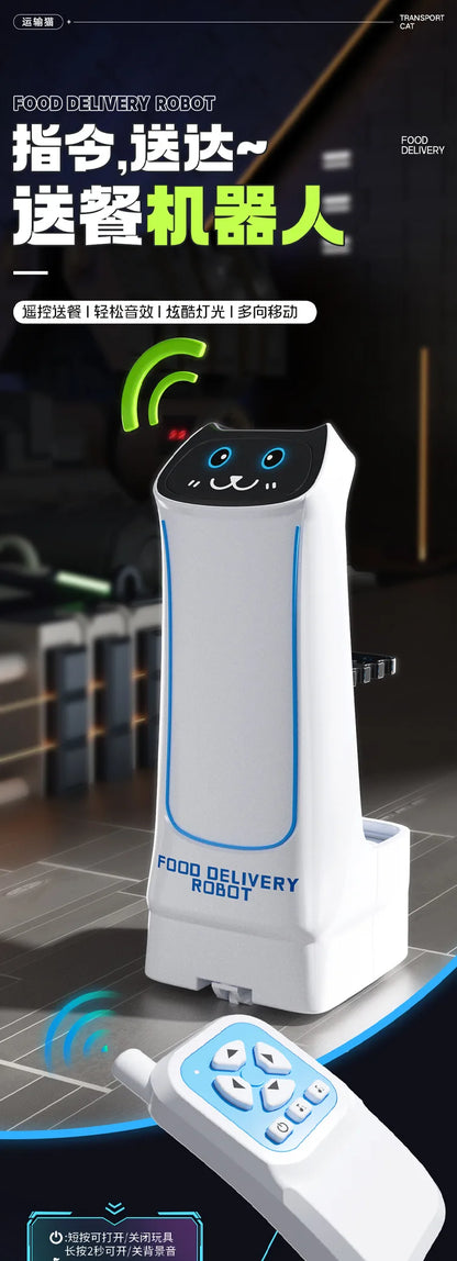 A good toy delivery remote control robot for interacting with children, a remote control car that senses transportable items