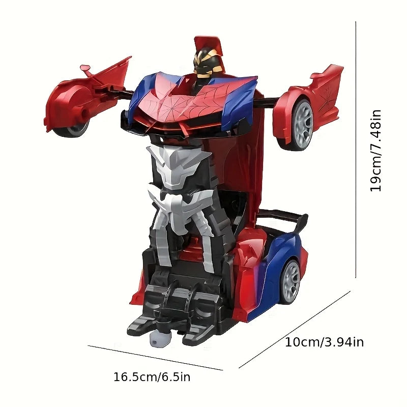 1pc Convertible Remote Control Car Robot、Remote Control Car Toy、One-click Transformation、360°Spin Drift，Suitable 3 Toys for chil