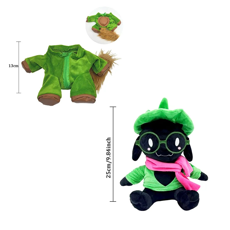 TreasuringU 2025 New Deltarune Plush Toys Kawaii Ralsei Plush Stuffed Toys Tenna Doll Changeable Plushie Clothes Birthday Gifts