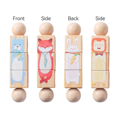 Wooden Montessori Handbell – Baby Musical Rattle & Stroller Toy, Classic Educational Gift