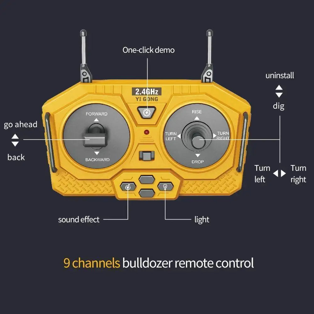 Toys Remote Control Car Toys For Boys Radio Control Excavator Dump Truck Bulldozer Electric car Kids Toys Gift