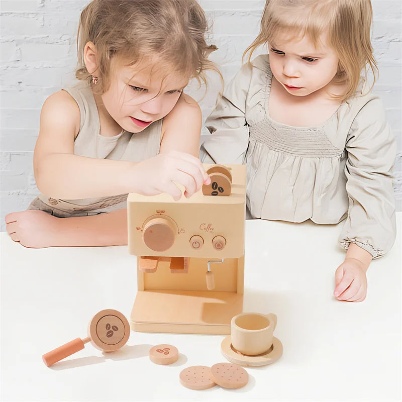Wooden Educational Toys Baby Wooden Stacked Toy Baby Characters Pretend To Play Toy Baby Room Decoration Kid Building Block Game