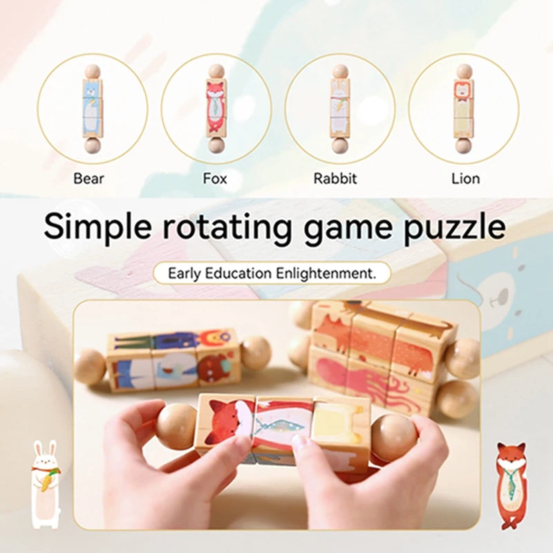 Wooden Montessori Handbell – Baby Musical Rattle & Stroller Toy, Classic Educational Gift