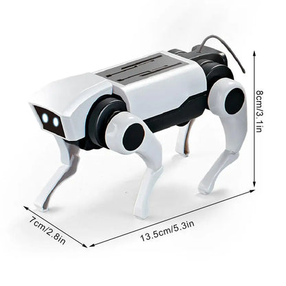 Rc Robot Children's Remote Control Mechanical Dog Toy Science Teaching Diy Assembling Model Electric Set Toys for Boys Kids Gift